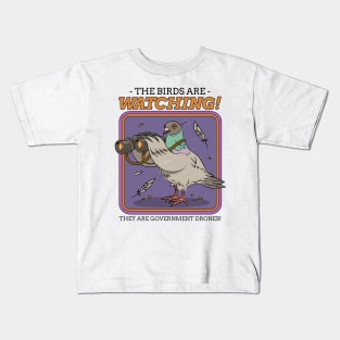 The Birds are Watching Kids T-Shirt